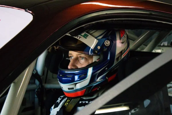race car driver cockpit helmet